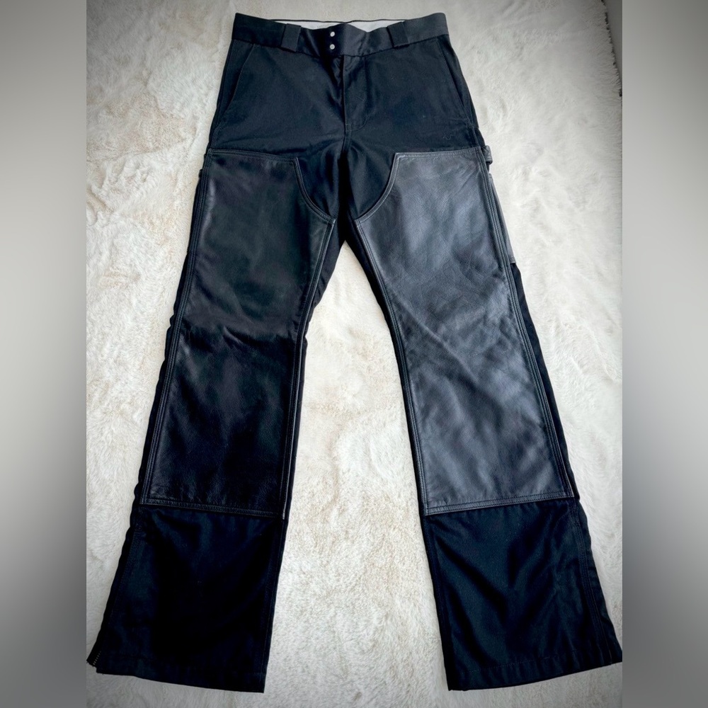 Vuja De Adagio Leather Trousers - Size 1